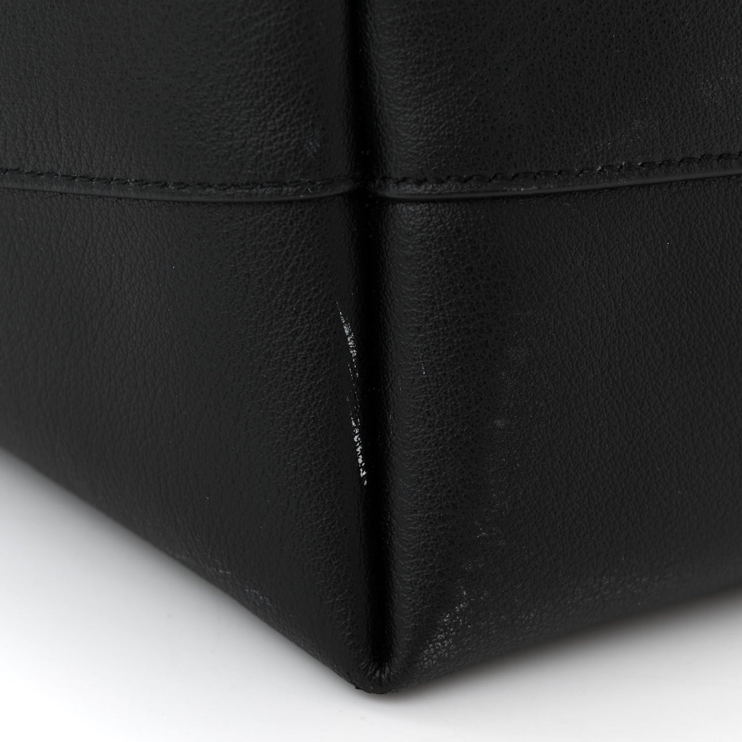 Calfskin Large Shopping Tote Black