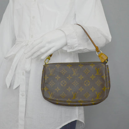 Louis Vuitton Monogram Pochette Accessories Bag 2 of 10