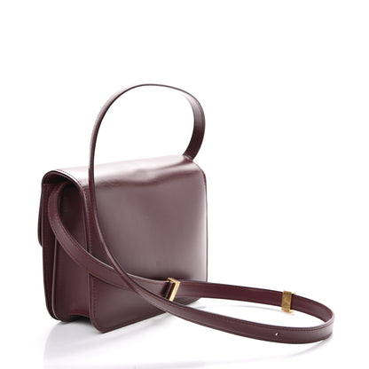 Celine Box Calfskin Teen Classic Box Flap Bag Burgundy 2 of 9