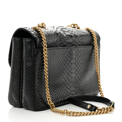 Chanel Snakeskin CC Flap Black 3 of 12