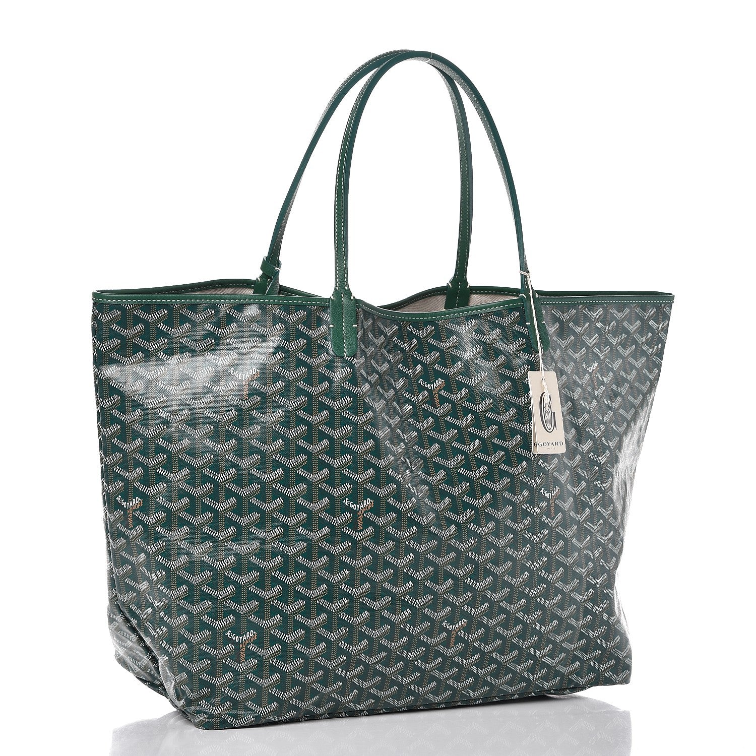 Goyard Goyardine Saint Louis GM Green 4 of 9