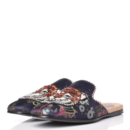 Gucci X DISNEY Jacquard Japanese Donald Duck Embellished Mens Slippers 5 Tide Multicolor Bordeaux 3 of 7