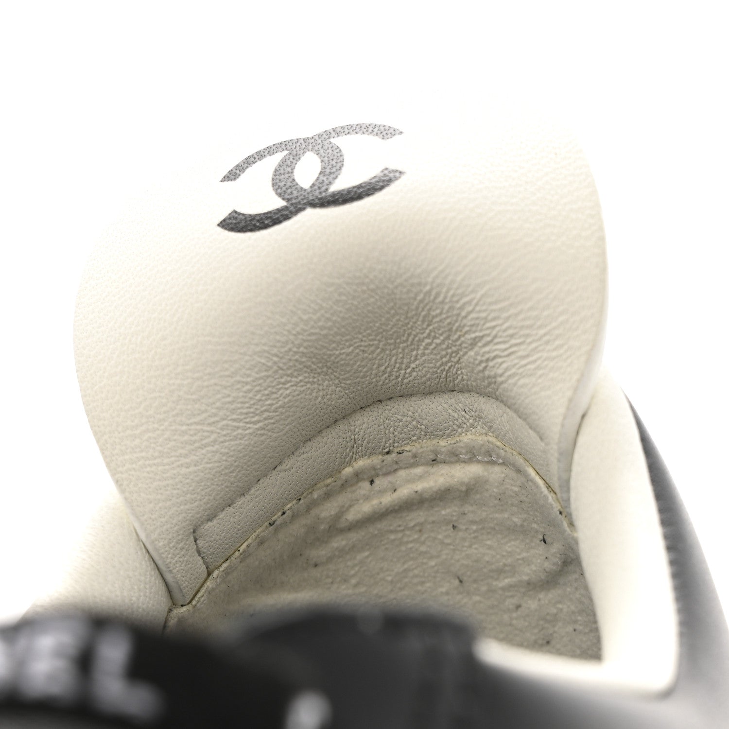 Chanel Calfskin CC Womens Sneakers 36 Black 10 of 12