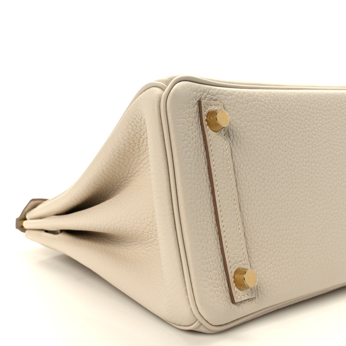 Togo Horseshoe Birkin 25 Craie Lime