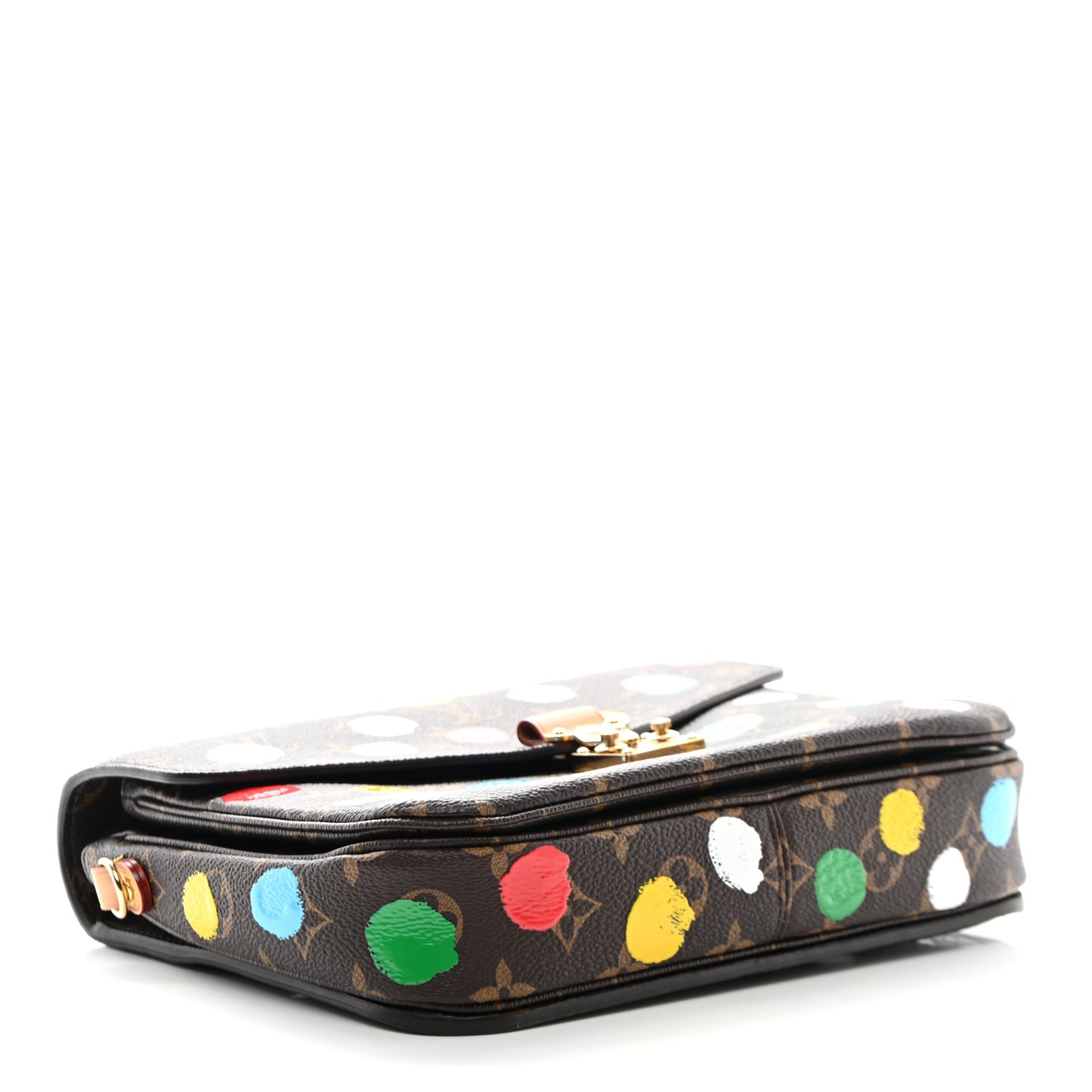 LV x YK Monogram Painted Dots Pochette Metis