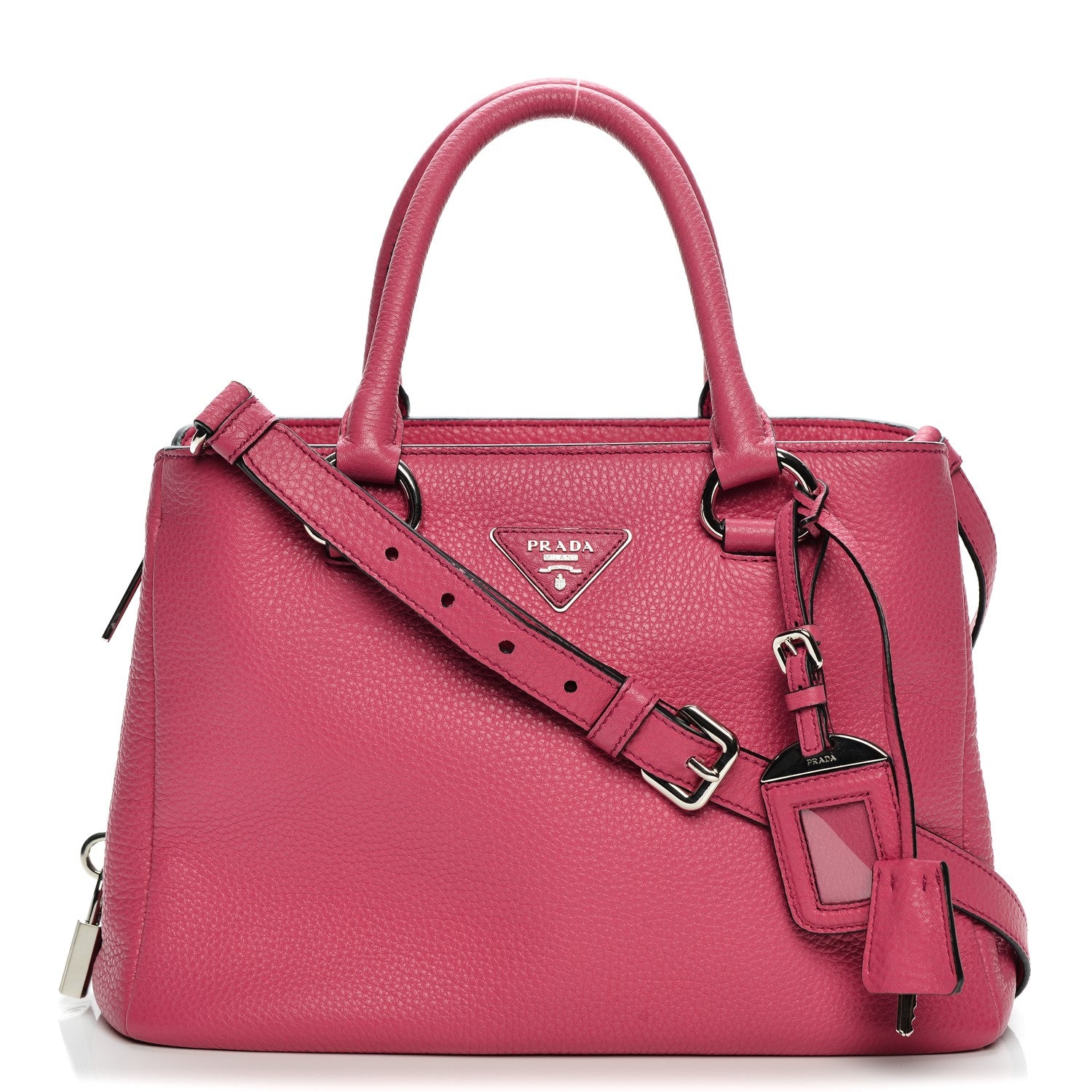 Prada Vitello Daino Tote Peonia 1 of 8