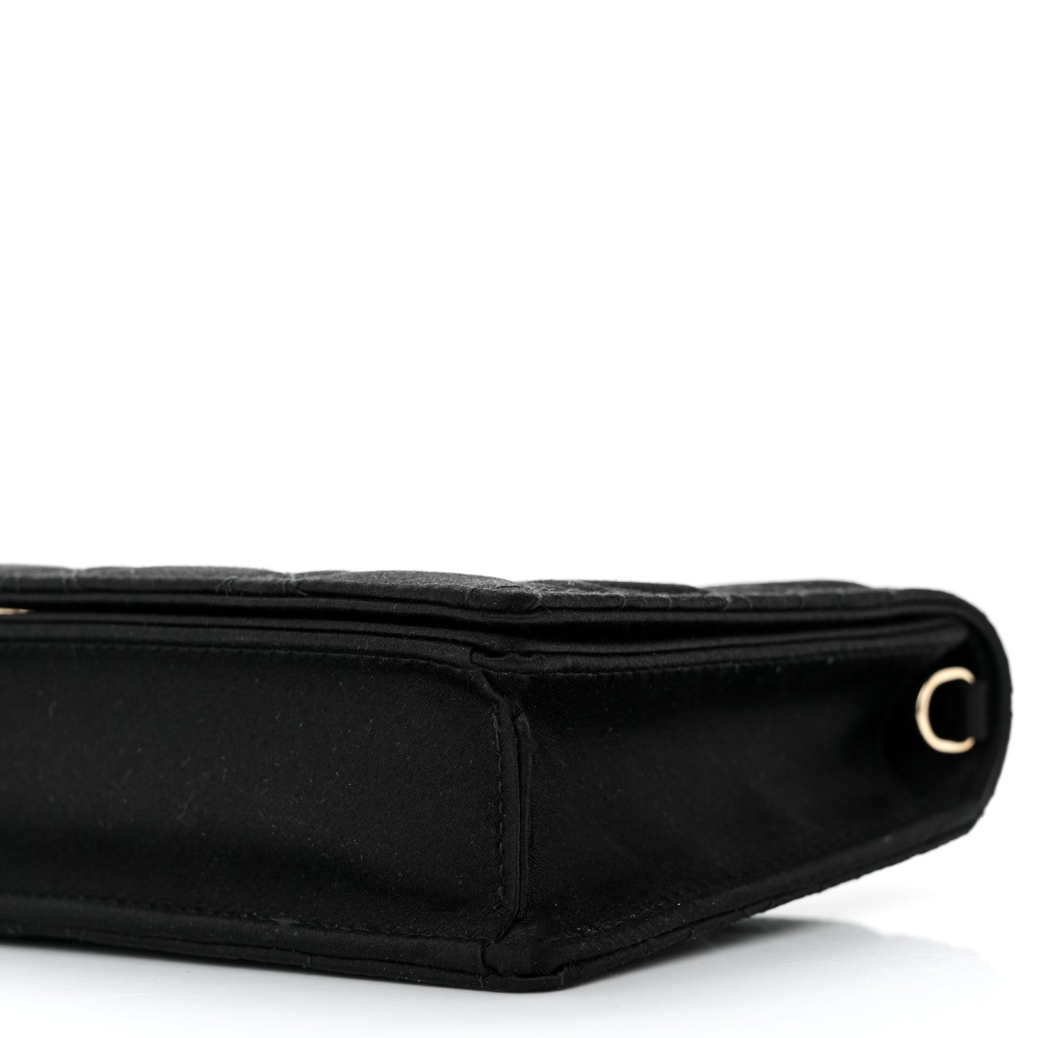 Christian Dior Satin Cannage Lady Dior Clutch Black 11 of 11
