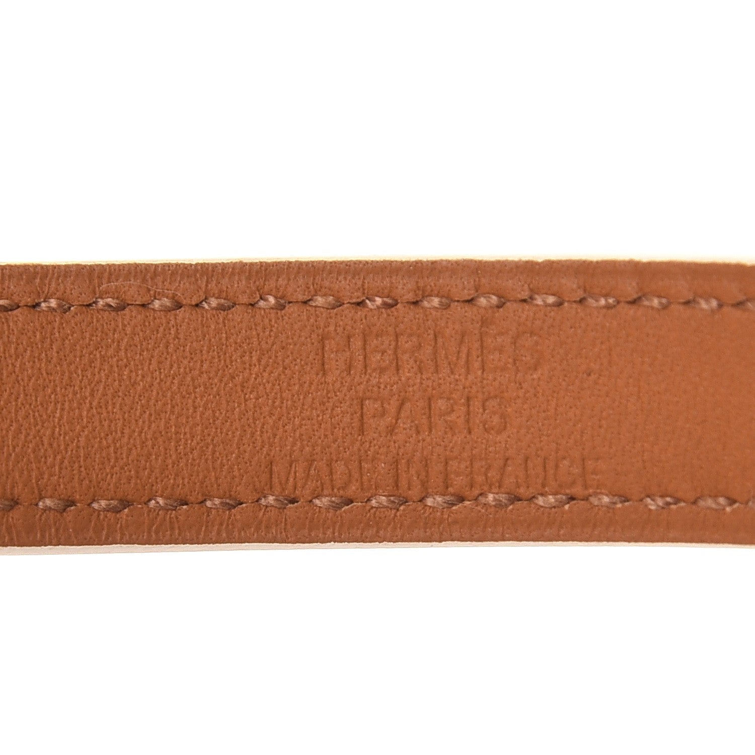 Hermes Epsom Kelly Double Tour Bracelet XS White 4 of 6