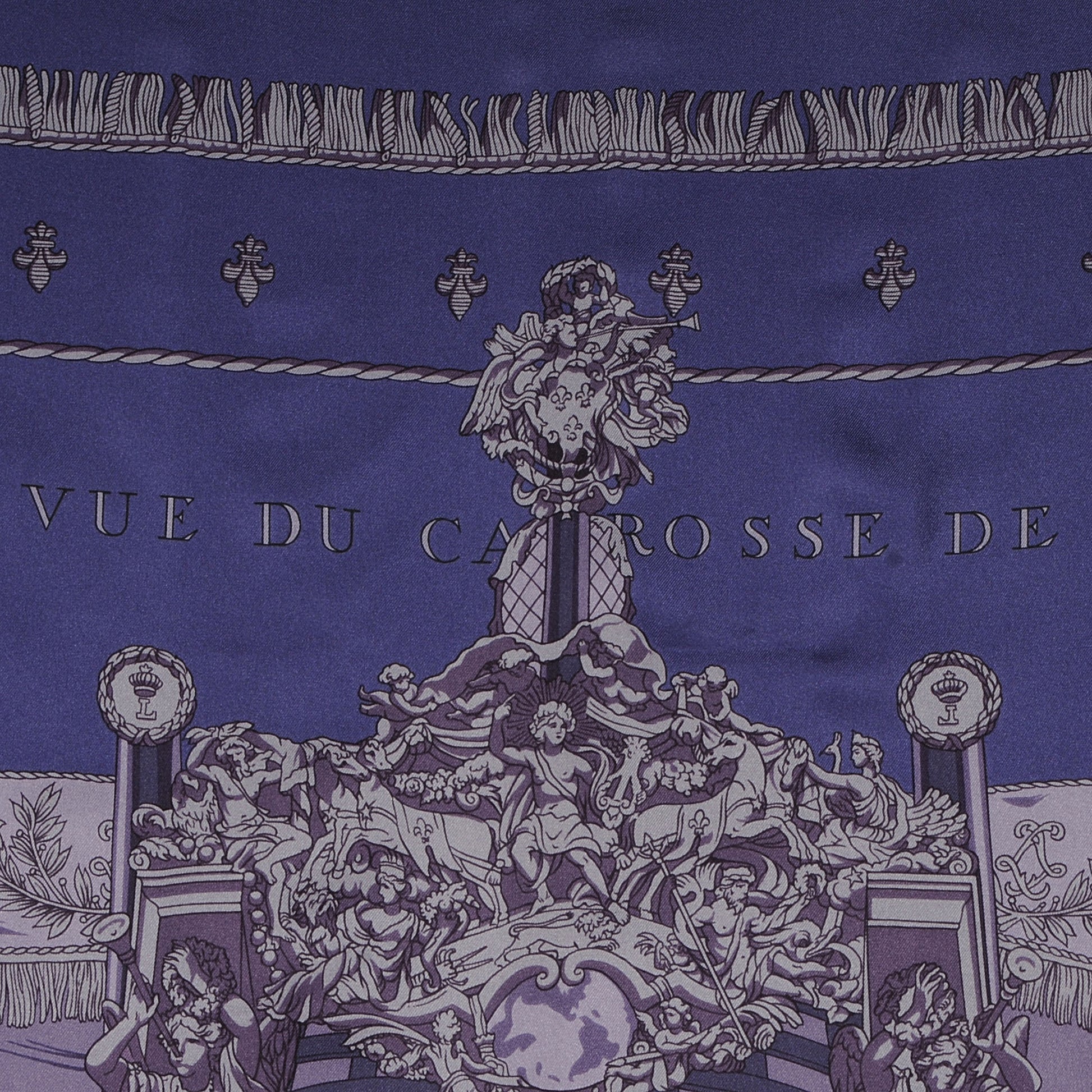 Hermes Silk Vue Du Carrosse De La Galere La Reale Scarf 90 3 of 7
