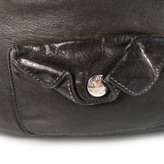 Prada Leather Handbag Navy 6 of 14