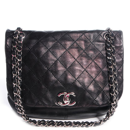 Chanel Shiny Calfskin Small Trianon Flap Black 1 of 9
