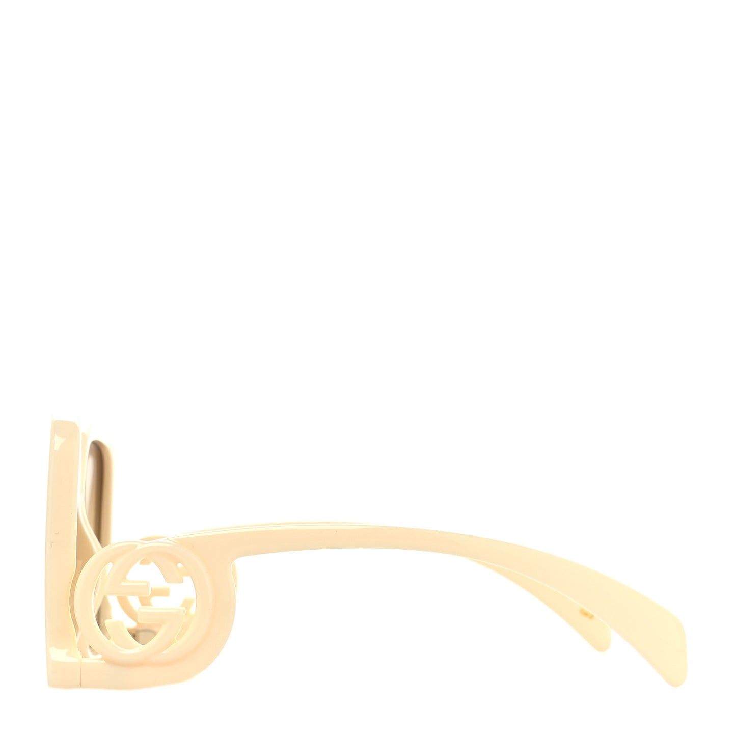 Acetate Rectangle Frame Sunglasses GG1326S White
