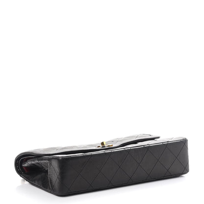 Chanel Lambskin Quilted Medium Double Flap Black 4 of 12