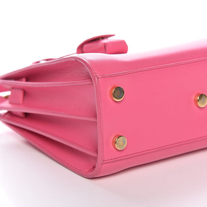 Saint Laurent Calfskin Nano Sac De Jour Lipstick Fuchsia 7 of 9