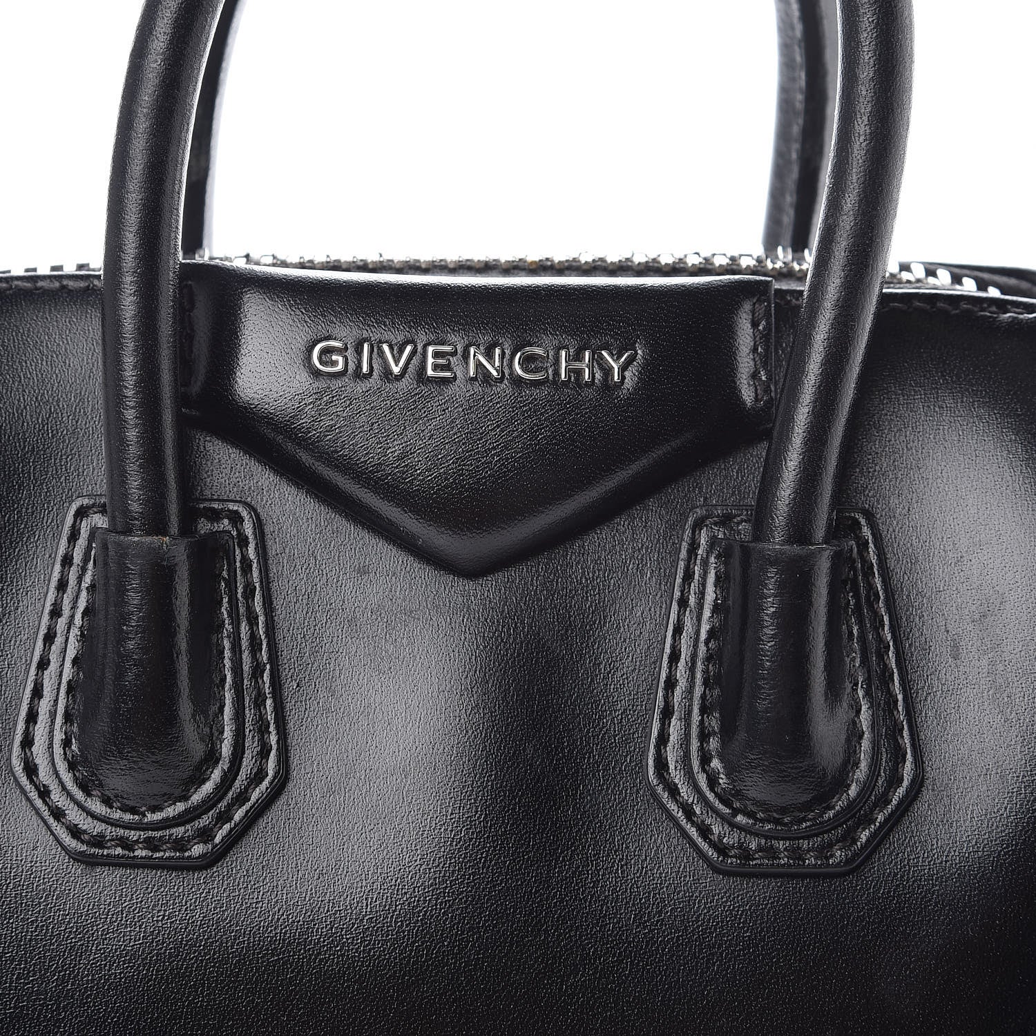 Givenchy Shiny Lord Calfskin Mini Antigona Black 6 of 19