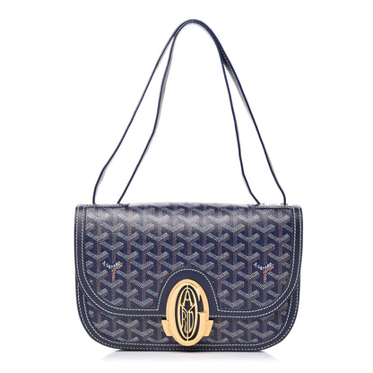 Goyard Goyardine 233 PM Shoulder Bag Navy 1 of 10