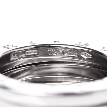 Bulgari 18K White Gold B.Zero1 5 Band Ring 53 6.25 4 of 4