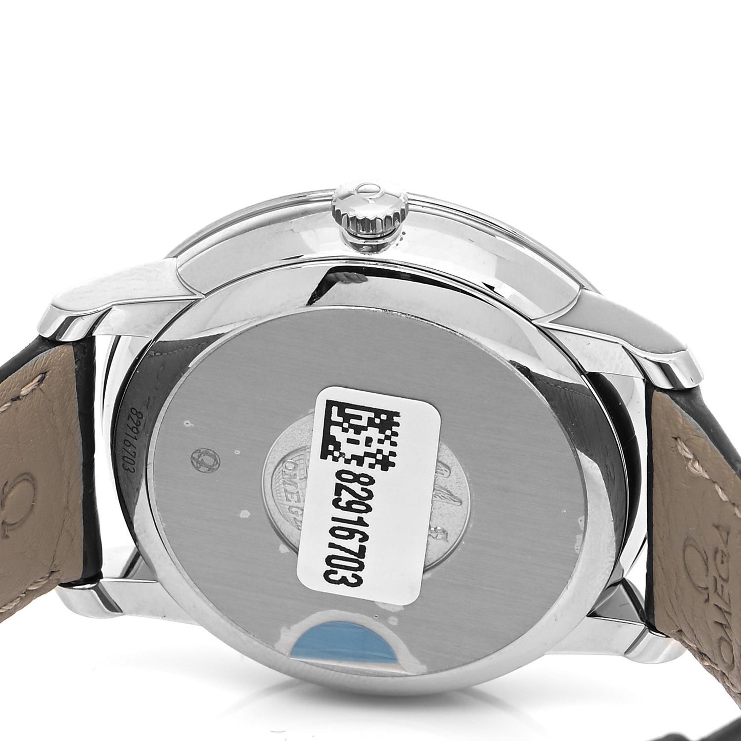 Stainless Steel Alligator 39mm De Ville Co-Axial Automatic Watch Grey 424.13.40.21.06.001