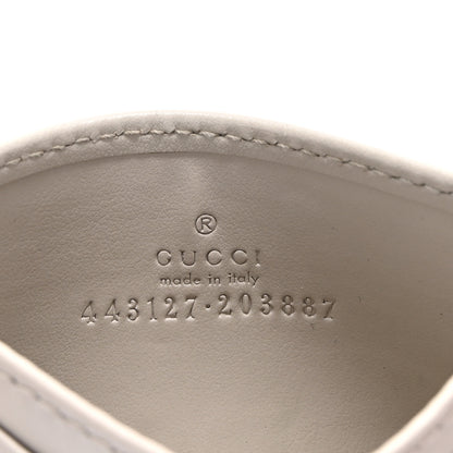 Gucci Calfskin Matelasse GG Marmont Card Holder Light Grey 6 of 6