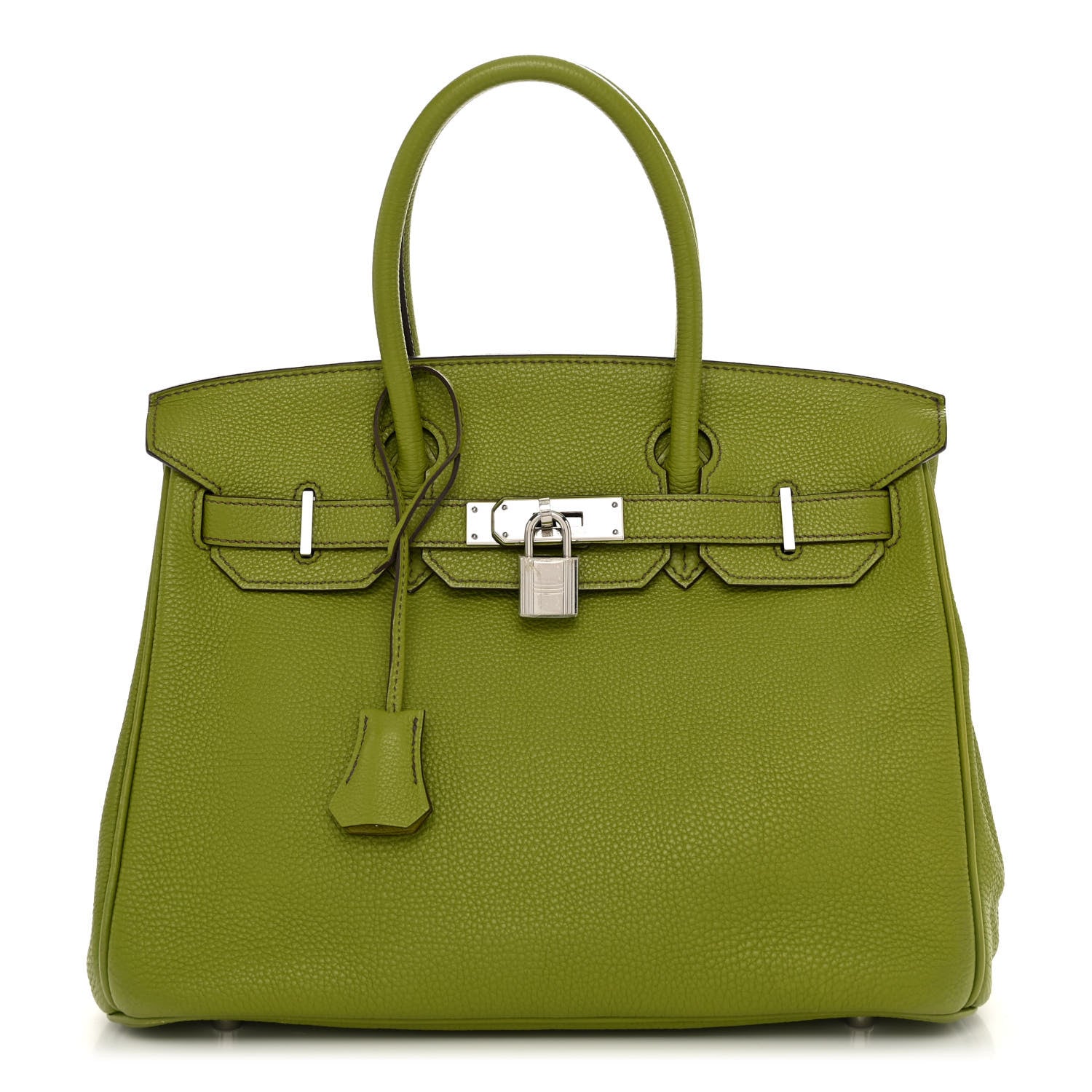 Hermes Togo Birkin 30 Vert Anis 1 of 14