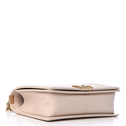 Chanel Calfskin Quilted New Medium Boy Flap Beige Clair 4 of 10