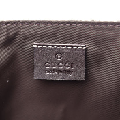 Gucci GG Supreme Monogram Selleria Calfskin Messenger Diaper Bag Beige Ebony Cocoa Dark Chocolate 6 of 10
