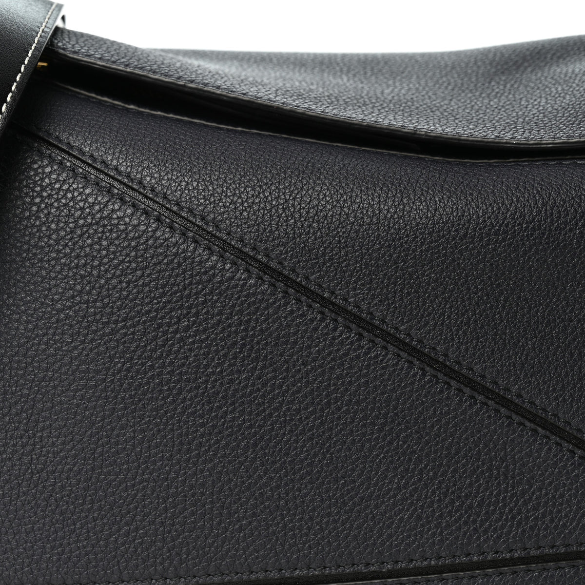 Loewe Calfskin Small Puzzle Bag Midnight Blue Black 7 of 9