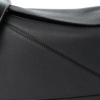 Loewe Calfskin Small Puzzle Bag Midnight Blue Black 7 of 9