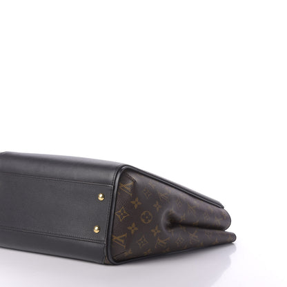 Louis Vuitton Calfskin Monogram Kimono Tote Black 7 of 10