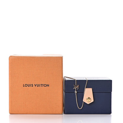 Louis Vuitton 18K Yellow Gold Diamond Idylle Blossom LV Pendant Necklace 6 of 6