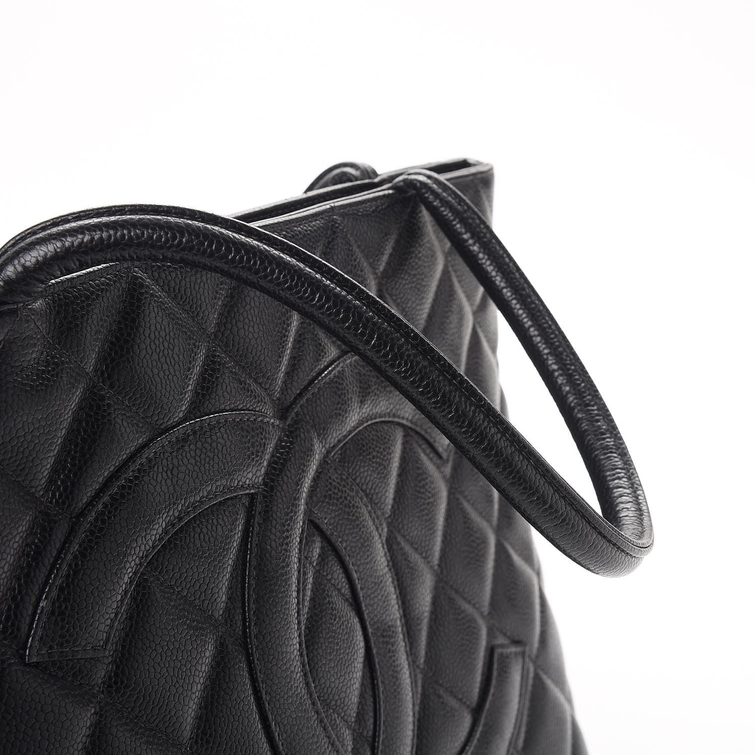 Chanel Caviar Quilted Medallion Tote Black 14 of 14