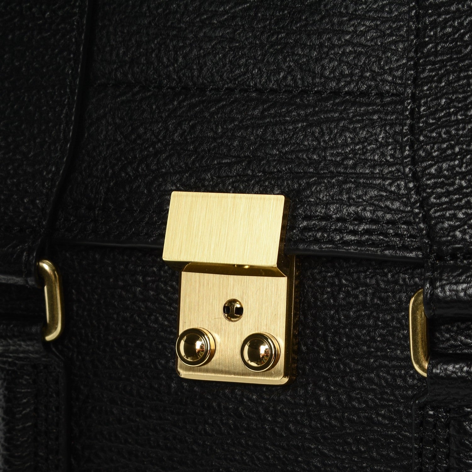 3.1 Phillip Lim 3.1 Textured Calfskin Medium Pashli Satchel Black 6 of 8
