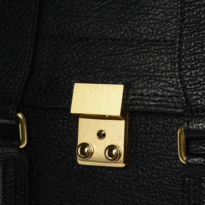 3.1 Phillip Lim 3.1 Textured Calfskin Medium Pashli Satchel Black 6 of 8