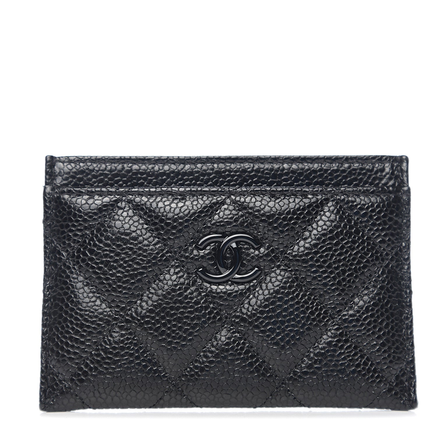 Chanel Caviar Quilted Incognito Card Holder Black 1 of 9