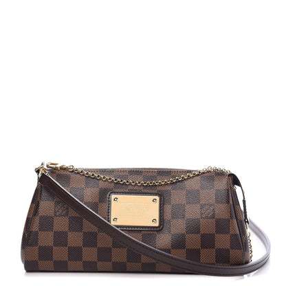 Louis Vuitton Damier Ebene Eva Clutch 1 of 10