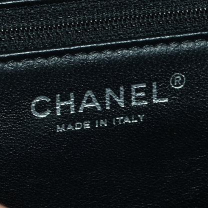 Chanel Lambskin Quilted Classic Twist Flap Bag Black Bordeaux 7 of 9