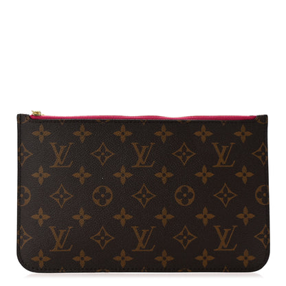 Louis Vuitton Monogram Neverfull MM GM Pochette Pivoine 1 of 6