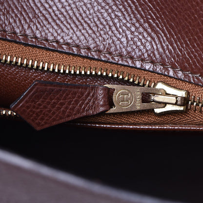Hermes Courchevel Retourne Kelly 32 Chocolate 18 of 37