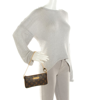 Louis Vuitton Monogram Milla Clutch MM 2 of 7