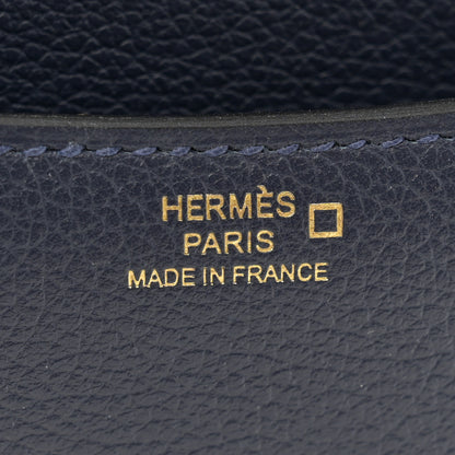Hermes Evercolor Shiny Alligator Constance 18 Bleu Nuit 7 of 11