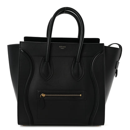Celine Smooth Calfskin Mini Luggage Black 1 of 15