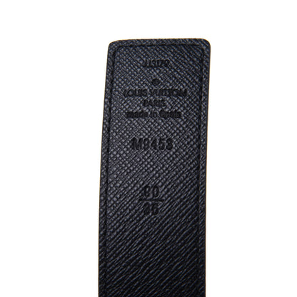 Louis Vuitton Calfskin Monogram 30mm LV Initiales Reversible Belt 90 36 Black 3 of 4