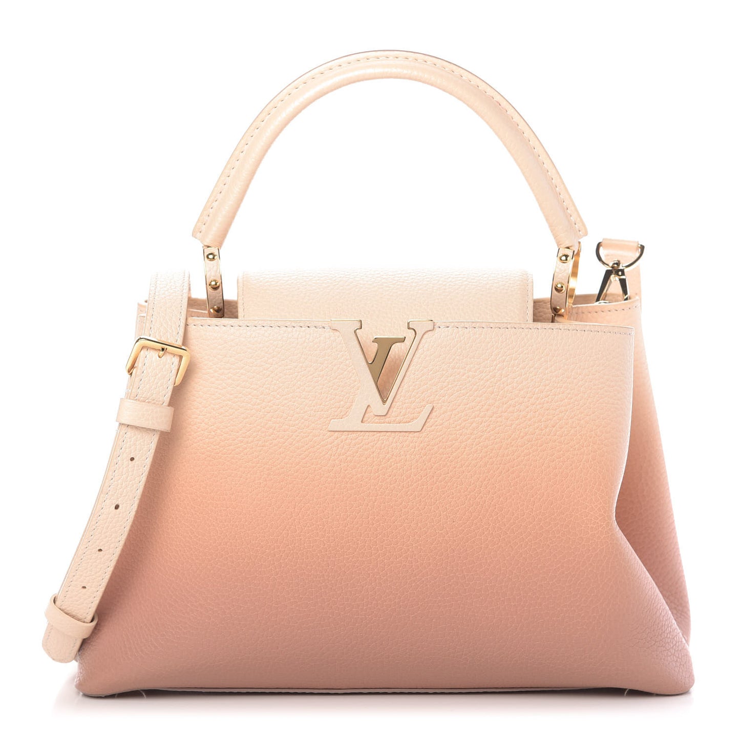 Taurillon Gradient Capucines PM Cloudy Creme