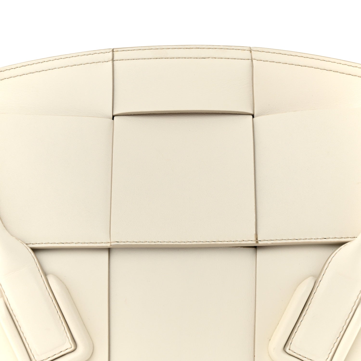 Bottega Veneta French Calfskin Maxi Intrecciato Small Arco Bianco 8 of 14
