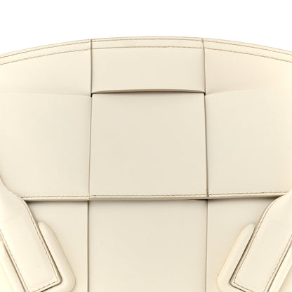 Bottega Veneta French Calfskin Maxi Intrecciato Small Arco Bianco 8 of 14