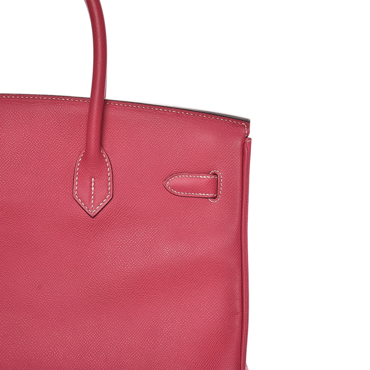Hermes Epsom Candy Birkin 35 Rose Tyrien Rubis 28 of 41