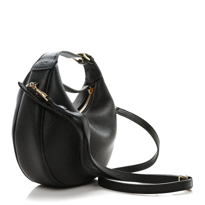 Celine Supple Grained Calfskin Teen Lulu Shoulder Bag Black 3 of 9