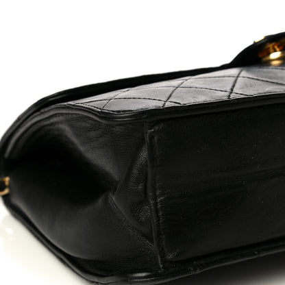 Chanel Lambskin Quilted Medium Single Flap Black 8 of 15