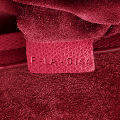 Celine Grained Calfskin Medium Phantom Luggage Fuchsia 8 of 23