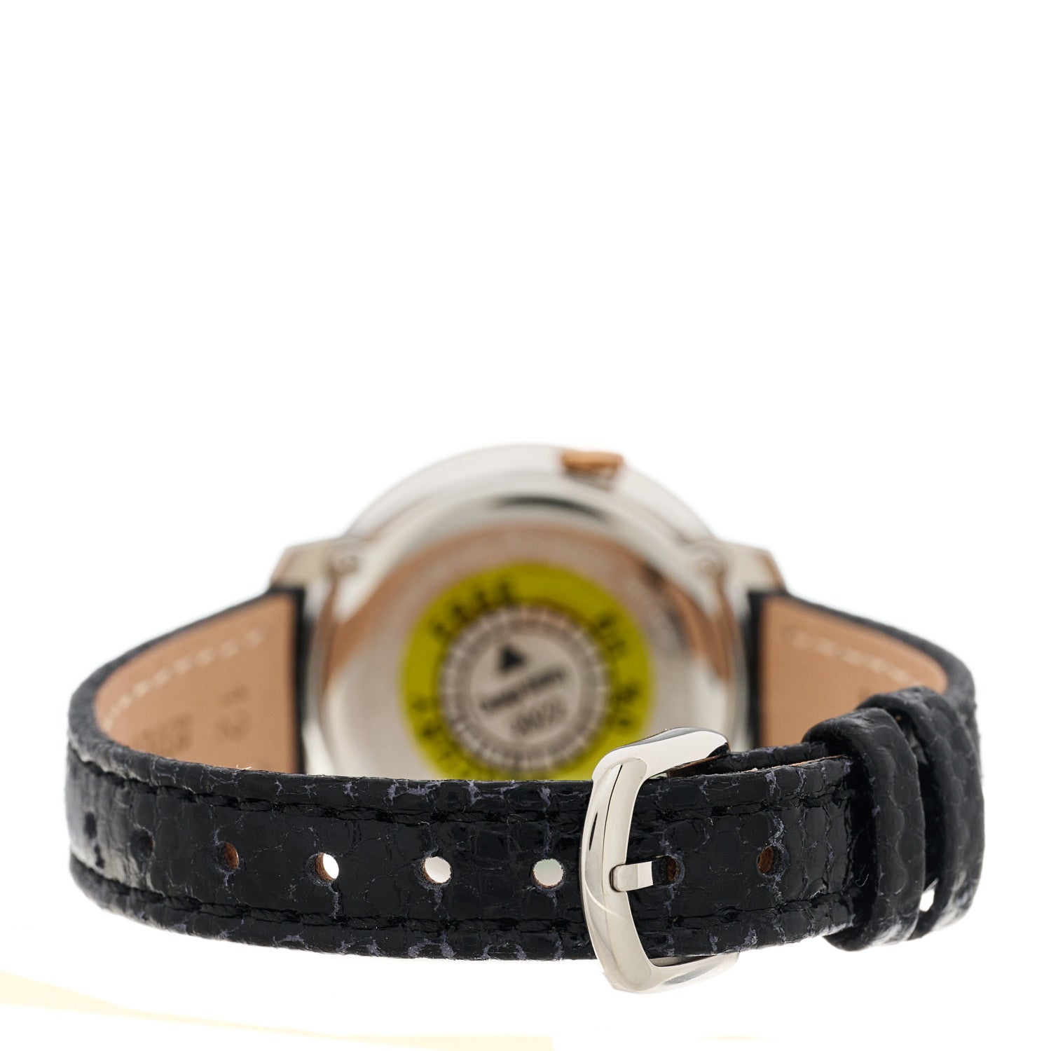 Fendi Stainless Steel Calfskin 28mm Run Away Quartz Watch Black 3 of 5